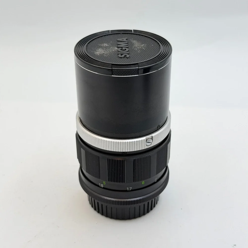 Minolta MC Tele Rokkor-PF 135mm f2.8 Lens with Hood and Case Vintage Japan